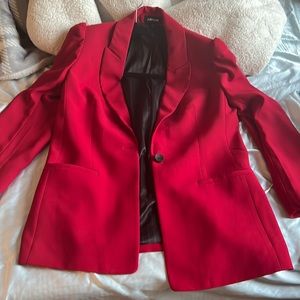 Red express blazer